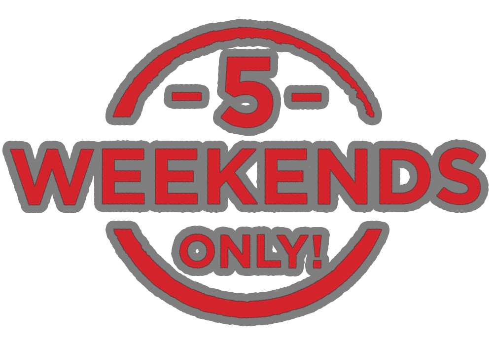 5 Weekends Only - Stamp